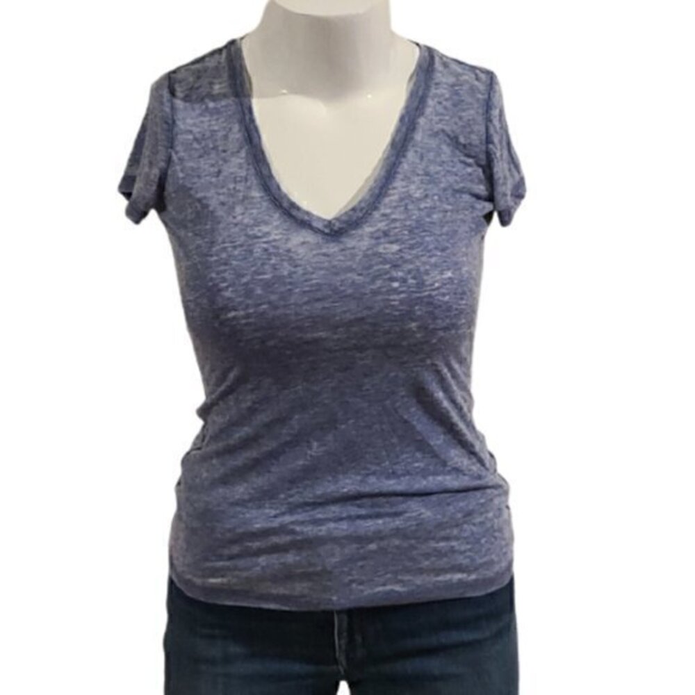 [Garage] Blue V-neck Top - Size L